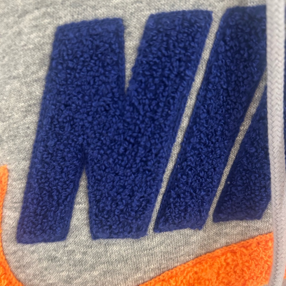 Nike Men’s Gray Hoodie with Fleece Logo - Picture 3 of 4